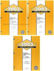 2003 Chevy S10 Pickup Truck, Blazer, GMC Sonoma, Jimmy Shop Service Manual Volume 1, 2, 3