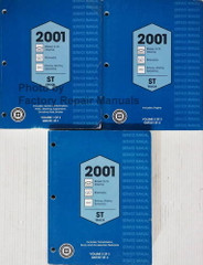 2001 Chevy S10 Truck Blazer, GMC S15 Sonoma Jimmy Envoy, Oldsmobile Bravada Service Manual Volume 1, 2, 3