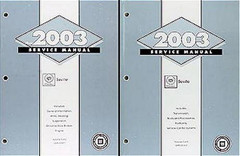 2003 Cadillac Seville Service Manual Volumes 1 and 2