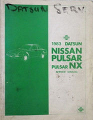 1983 Nissan Pulsar NX Service Manual 
