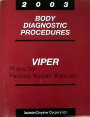 2003 Body Diagnostic Procedures Viper