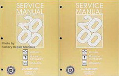 2000 Venture Silhouette and Montana Mini-Van Factory Shop Service Manual Set