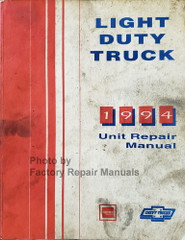 Light Duty Truck 1994 Unit Repair manual GMC Chevrolet