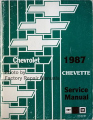 1987 Chevrolet Chevette Service Manual