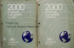 2000 Econoline and Club Wagon Ford Workshop Manual Volume 1 and 2