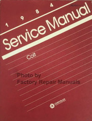 1984 Dodge Colt Plymouth Colt Service Manual
