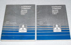 1987 MITSUBISHI CORDIA & TREDIA L LS TURBO Factory Shop Service Repair Manual