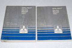 1987 Mitsubishi Galant Service Manual Volume 1, 2