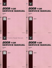 2009 Chevy Corvette Service Manual Volume 1, 2, 3, 4