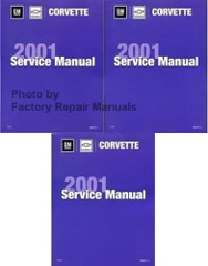 2001 Chevrolet Corvette Service Manual Volume 1, 2, 3