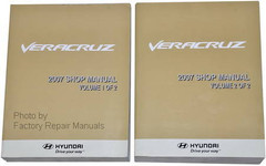 Veracruz 2007 Shop Manual Hyundai Volume 1 and 2