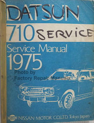 Datsun 710 Service Manual 1975