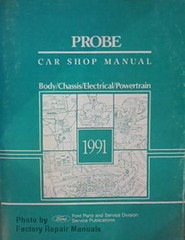 Probe Car Shop Manual 1991 Ford