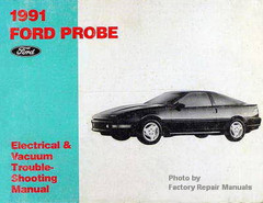 1991 Ford Probe Electrical & Vacuum Troubleshooting Manual