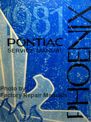 1981 Pontiac Phoenix Service Manual 
