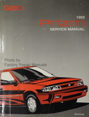 1992 GEO Prizm Service Manual