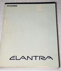 1992 Hyundai Elantra Service Manual