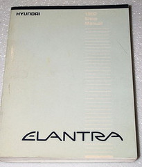 1992 Hyundai Elantra Service Manual