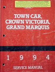 1994 Town Car Crown Victoria Mercury Grand Marquis Service Manual