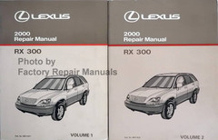 2000 Lexus RX300 Repair Manual Volume 1, 2
