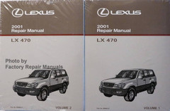 Lexus 2001 Repair Manual LX 470 Volume 1 and 2