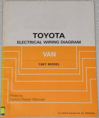 Toyota Electrical Wiring Diagram Van 1987 Model