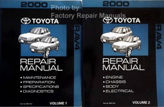 2000 Toyota RAV4 Factory Repair Manual Volume 1, 2