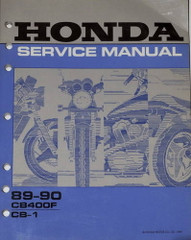 1989 1990 Honda CB1 / CB400F Service Manual 