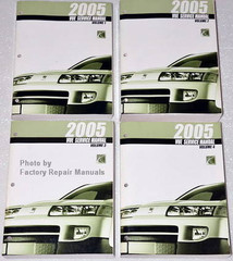 2005 Saturn View Service Manual Volume 1, 2, 3, 4