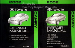 2002 Toyota Camry Repair Manual Volume 1 & 2