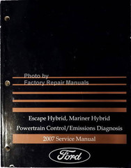 2007 Escape Hybrid, Mariner Hybrid Powertrain Control/Emissions Diagnosis Service Manual