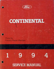 1994 Continental Service Manual