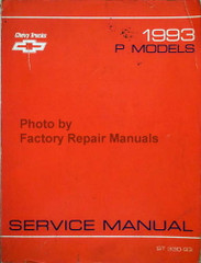 1993 Chevrolet P Models Service Manual