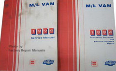 1994 Chevy Astro Van GMC Safari Service Manual Volume 1, 2