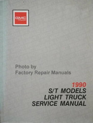 GMC 1990 S/T Models Light Truck Service Manual