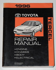 1996 Toyota Tercel Repair Manual