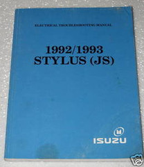 1992 1993 Isuzu Stylus Electrical Troubleshooting Manual