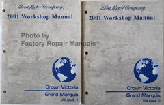 2001 Workshop Manual Crown Victoria Grand Marquis Volume 1, 2