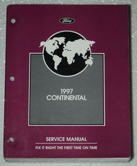 1997 Lincoln Continental Service Manual 