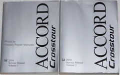 2010 Honda Accord Crosstour Service Manual Volume 1, 2