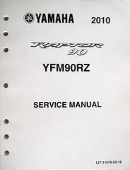 2010 Yamaha Raptor 90 Service Manual