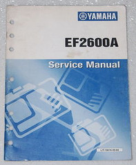 YAMAHA EF4600A EF6600A Generator Service Manual OEM Shop Repair LIT