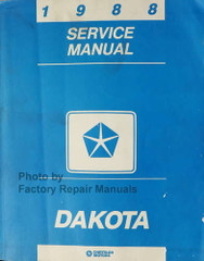 1988 Dodge Dakota Service Manual