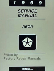 1999 Dodge Plymouth Neon Service Manual