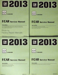 2013 Chevy Camaro Factory Service Manuals