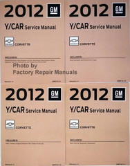 2012 GM Y/Car Chevrolet Corvette Service Manual Volume 1, 2, 3, 4