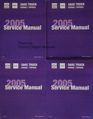 Chevrolet GMC 560C Truck Kodiak / Topkick 2005 Service Manual Volume 1a, 1b, 2a, 2b