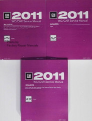 2011 Chevrolet Impala Service Manuals WC Platform