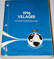 1996 Villager Ford Service Manual