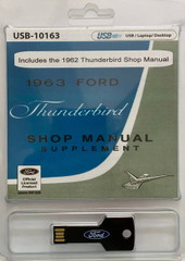1963 Ford Thunderbird Shop Manual on USB